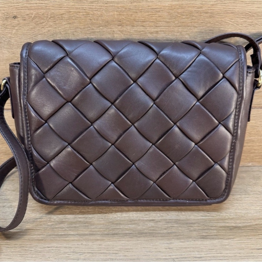 Marta Ponti brown woven bag